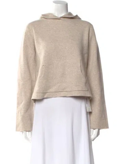 Pre-owned La Ligne Wool Mock Neck Sweater In Neutral