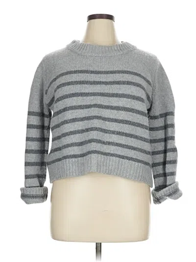 Pre-owned La Ligne Wool Pullover Sweater In Gray