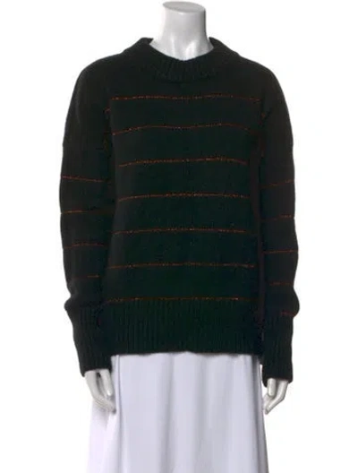 Pre-owned La Ligne Wool Striped Sweater In Black