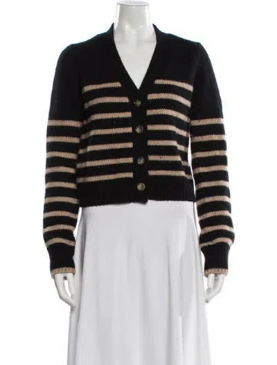 Pre-owned La Ligne Wool Striped Sweater In Black