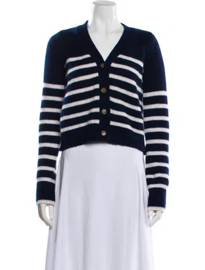 Pre-owned La Ligne Wool Striped Sweater In Blue