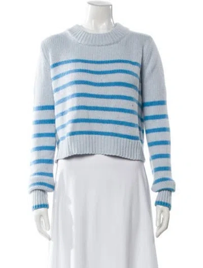 Pre-owned La Ligne Wool Striped Sweater In Blue