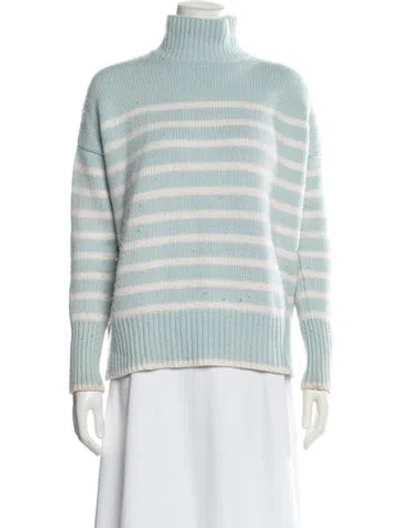 Pre-owned La Ligne Wool Striped Sweater In Blue