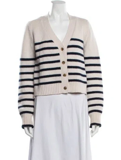 Pre-owned La Ligne Wool Striped Sweater In Blue/white