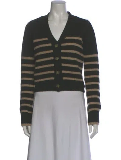 Pre-owned La Ligne Wool Striped Sweater In Gray