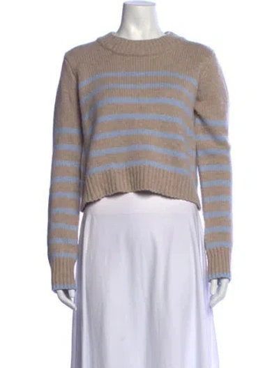 Pre-owned La Ligne Wool Striped Sweater In Grey