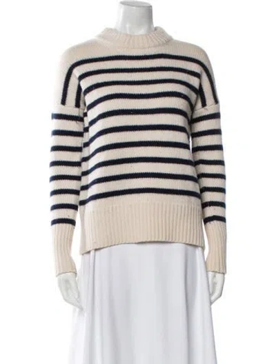 Pre-owned La Ligne Wool Striped Sweater In Neutral