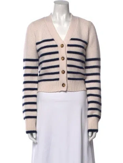 Pre-owned La Ligne Wool Striped Sweater In Neutral
