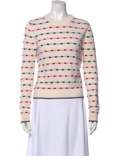 Pre-owned La Ligne Wool Striped Sweater In Neutral