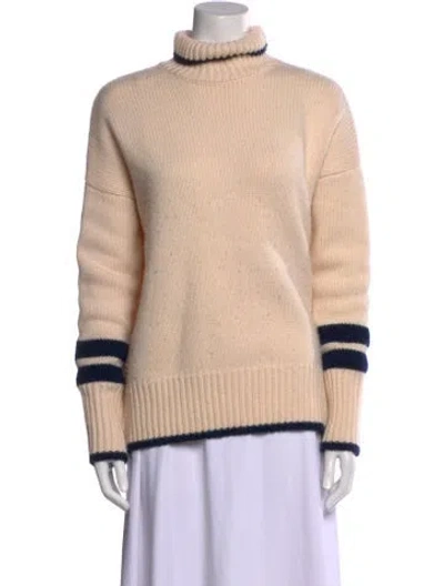 Pre-owned La Ligne Wool Striped Sweater In Neutral