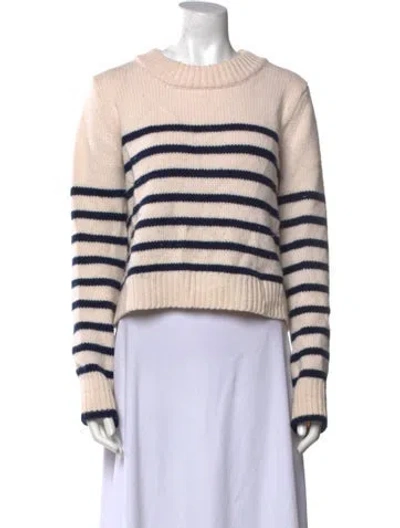 Pre-owned La Ligne Wool Striped Sweater In Neutral