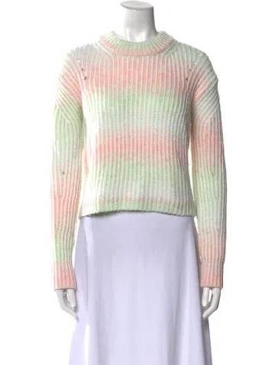 Pre-owned La Ligne Wool Striped Sweater In Neutral