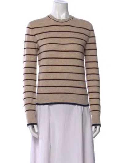 Pre-owned La Ligne Wool Striped Sweater In Neutral