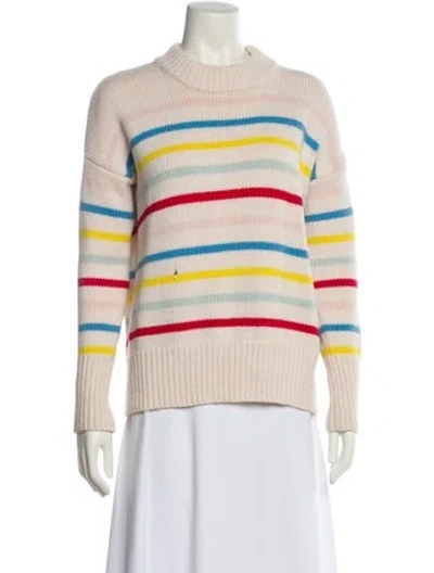 Pre-owned La Ligne Wool Striped Sweater In Neutral
