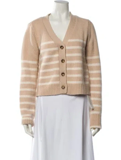 Pre-owned La Ligne Wool Striped Sweater In Neutral