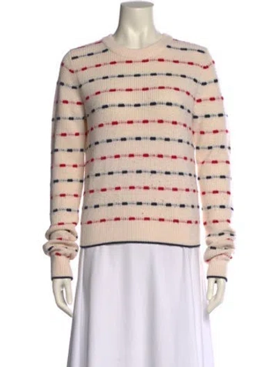 Pre-owned La Ligne Wool Striped Sweater In Neutral