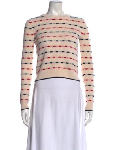 Pre-owned La Ligne Wool Striped Sweater In Neutral