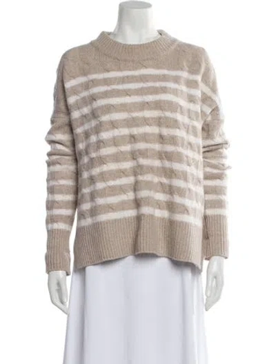 Pre-owned La Ligne Wool Striped Sweater In Neutral