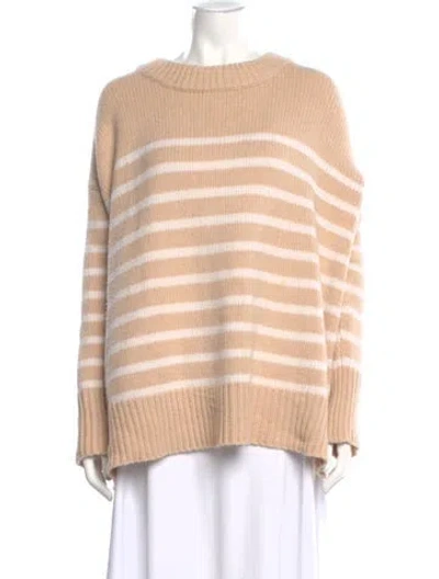 Pre-owned La Ligne Wool Striped Sweater In Neutral