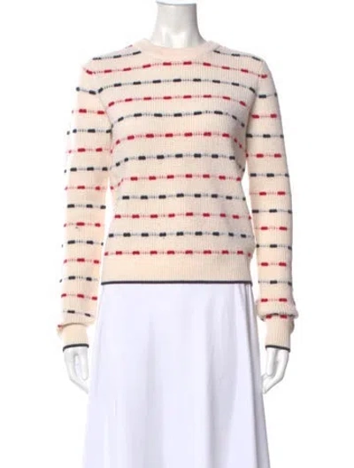 Pre-owned La Ligne Wool Striped Sweater In Neutral