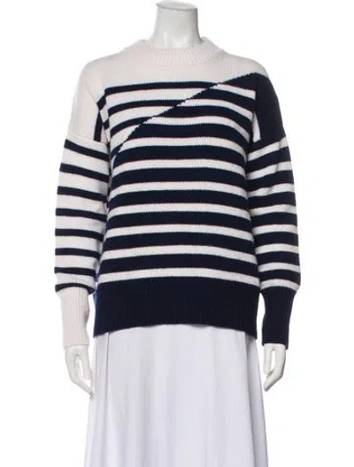 Pre-owned La Ligne Wool Striped Sweater In Neutral