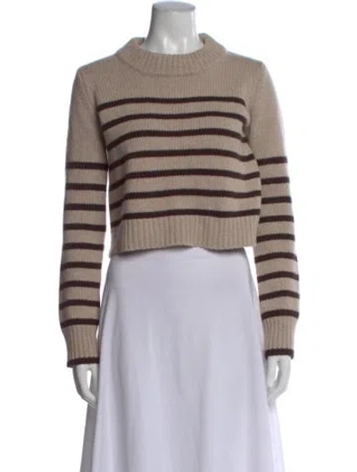 Pre-owned La Ligne Wool Striped Sweater In Neutral
