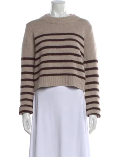 Pre-owned La Ligne Wool Striped Sweater In Neutral