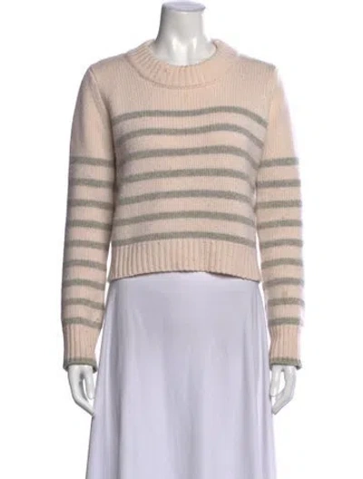 Pre-owned La Ligne Wool Striped Sweater In Neutral