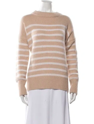 Pre-owned La Ligne Wool Striped Sweater In Neutral