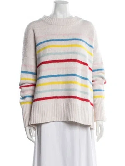 Pre-owned La Ligne Wool Striped Sweater In Neutral