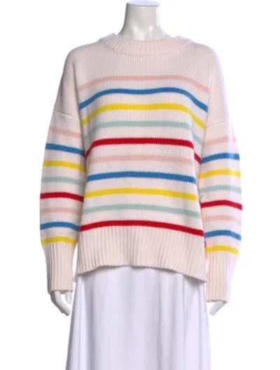 Pre-owned La Ligne Wool Striped Sweater In Neutral