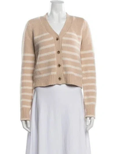 Pre-owned La Ligne Wool Striped Sweater In Neutral