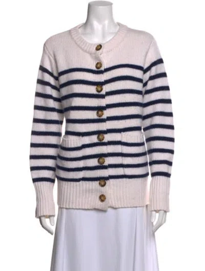 Pre-owned La Ligne Wool Striped Sweater In Neutral