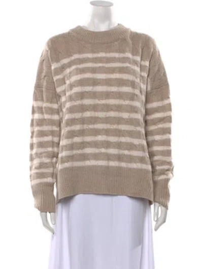 Pre-owned La Ligne Wool Striped Sweater In Neutrals