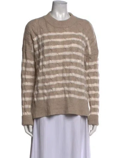 Pre-owned La Ligne Wool Striped Sweater In Neutrals