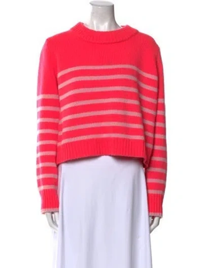 Pre-owned La Ligne Wool Striped Sweater In Orange
