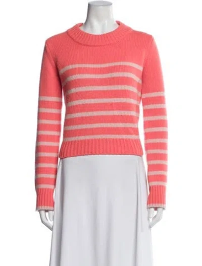 Pre-owned La Ligne Wool Striped Sweater In Orange