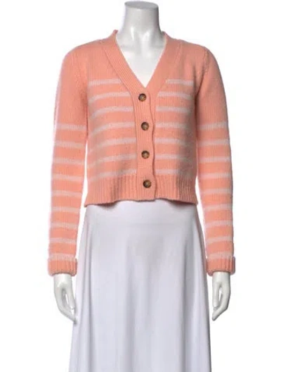 Pre-owned La Ligne Wool Striped Sweater In Pink