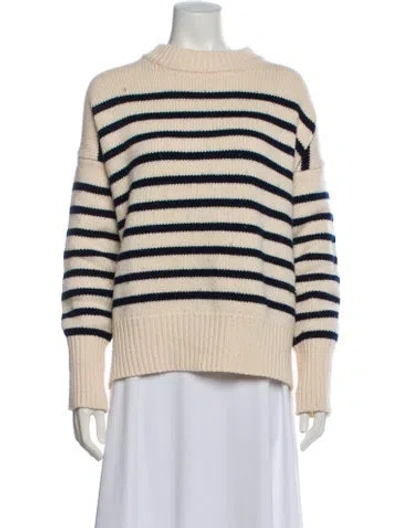 Pre-owned La Ligne Wool Striped Sweater In Pink