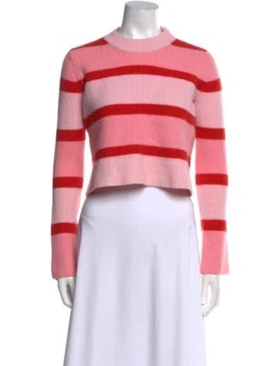Pre-owned La Ligne Wool Striped Sweater In Pink