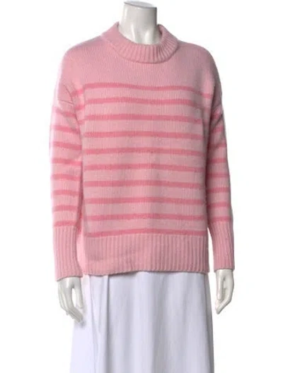 Pre-owned La Ligne Wool Striped Sweater In Pink