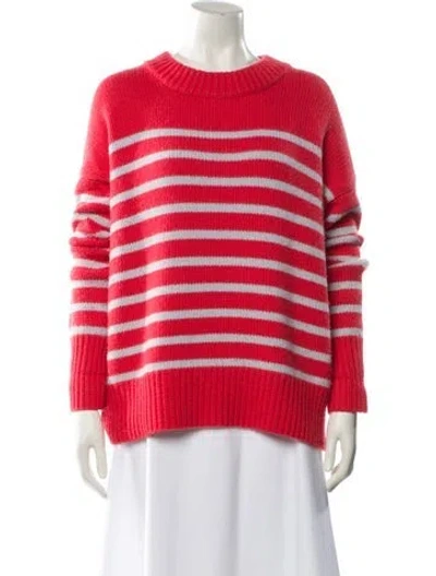 Pre-owned La Ligne Wool Striped Sweater In Red