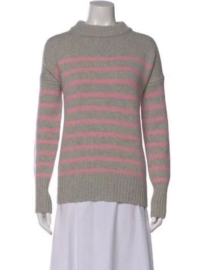 Pre-owned La Ligne Wool Striped Sweater W/ Tags In Gray