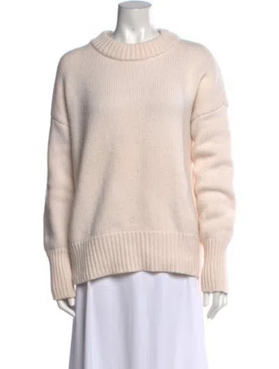 Pre-owned La Ligne Wool Turtleneck Sweater In Neutrals