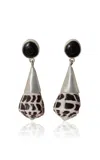 La Ma R Shell Drop Earrings In Multi