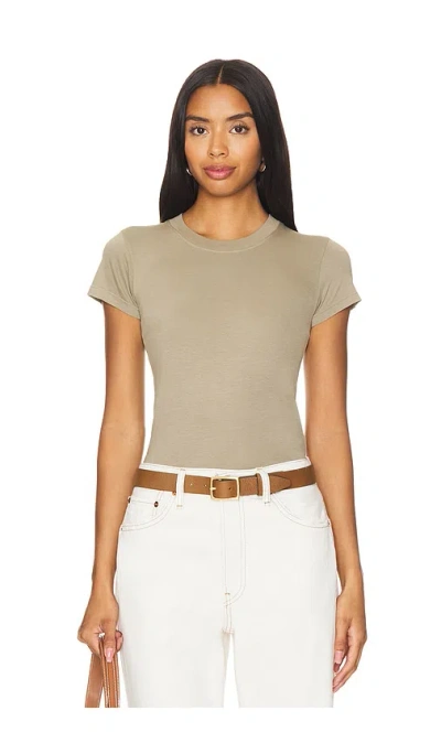 Lamade Basic Tee In 藓绿