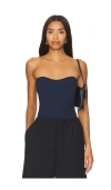 Lamade Del Rey Tube Top In 深蓝色