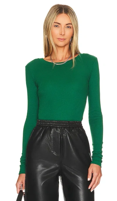Lamade Long Sleeve Thermal Tee In Jade