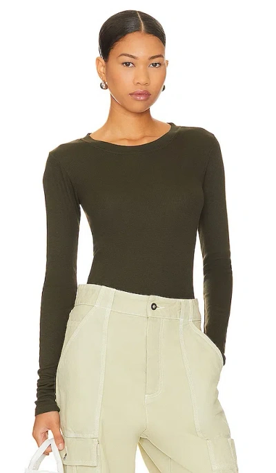 Lamade Long Sleeve Thermal Tee In Military