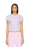Lamade Short Sleeve Crew Tee In Baby Blue